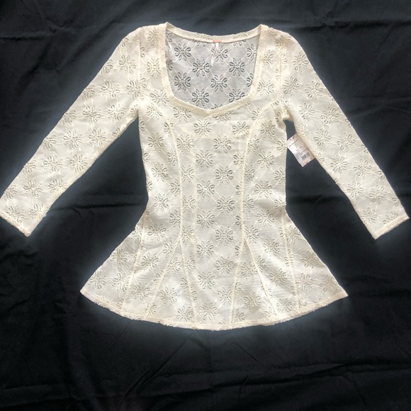 FREE PEOPLE Godet Knit Top - Picture 3 of 10